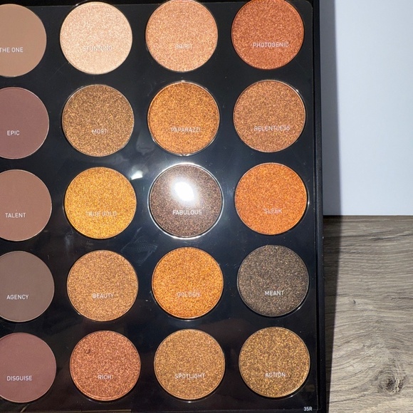 Morphe 35R Ready Set Gold Eyeshadow 35 Shades Palette Matte Shimmer Neutral NIB - Picture 14 of 16